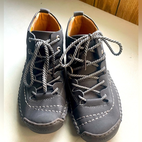 Means Alcubierre casual leather shoes size 40/7.5 US - Picture 2 of 9